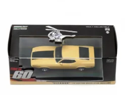 1973 Ford Mustang Mach 1 Yellow "Eleanor" "Gone in Sixty Seconds" Movie (1974) 1/43 Diecast Model Car Greenlight 86412