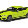 Ford Mustang Mk6 Mach 1 RHD (Right Hand Drive) Grabber Yellow with Black Stripes "Vanguards" Series 1/43 Diecast Model Car by Corgi
