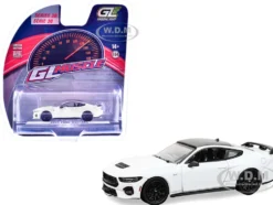 2024 Ford Mustang Oxford White with Black Top 