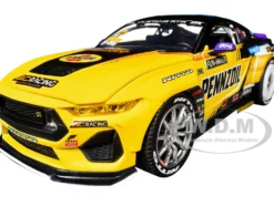 Ford Mustang RTR #88 Chelsea Denofa "Pennzoil" "Formula Drift PRO Championship" (2025) with Lights "RTR Vehicles" Series 1/24 Diecast Model Car by Jada
