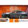 2024 Ford Mustang RTR Gray with Green Wheels "Bigtime Muscle" Series 1/24 Diecast Model Car by Jada