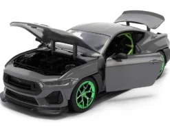 2024 Ford Mustang RTR Gray with Green Wheels