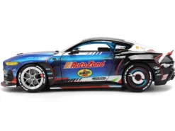 Ford Mustang RTR #130 James Deane "AutoZone" "Formula Drift PRO Championship" (2025) with Lights "RTR Vehicles" Series 1/24 Diecast Model Car by Jada