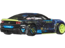 2024 Ford Mustang RTR Spec 5-FD Dark Blue with Graphics "Circuit Legends" Series Diecast Model Car by Hot Wheels