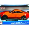 2020 Ford Mustang Shelby GT500 Bright Orange Black Stripes 1/24 Diecast Model Car Maisto 31532