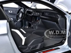 Ford Mustang Shelby GT500 Iconic Silver Metallic with Black Stripes 1/18 Model Car by Autoart