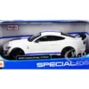 2020 Ford Mustang Shelby GT500 White Blue Stripes Special Edition 1/18 Diecast Model Car Maisto 31452