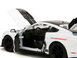 2020 Ford Mustang Shelby GT500 #65 White with Black Top and Stripes