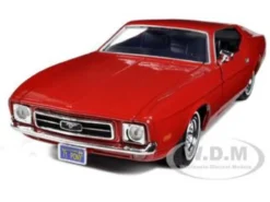 1971 Ford Mustang Sportsroof Red 1/24 Diecast Model Car Motormax 73327