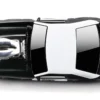 1993 Ford Mustang SVT Cobra CHP California Highway Patrol Black White 1/64 Diecast Model Car Muscle Machines 15526-15543