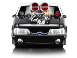 1993 Ford Mustang SVT Cobra CHP California Highway Patrol Black White 1/64 Diecast Model Car Muscle Machines 15526-15543