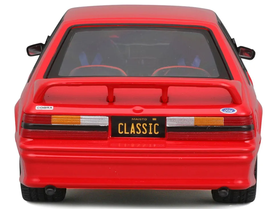 1993 Ford Mustang SVT Cobra Red "Classic Muscle" "Maisto Design" Series 1/24 Diecast Model Car by Maisto