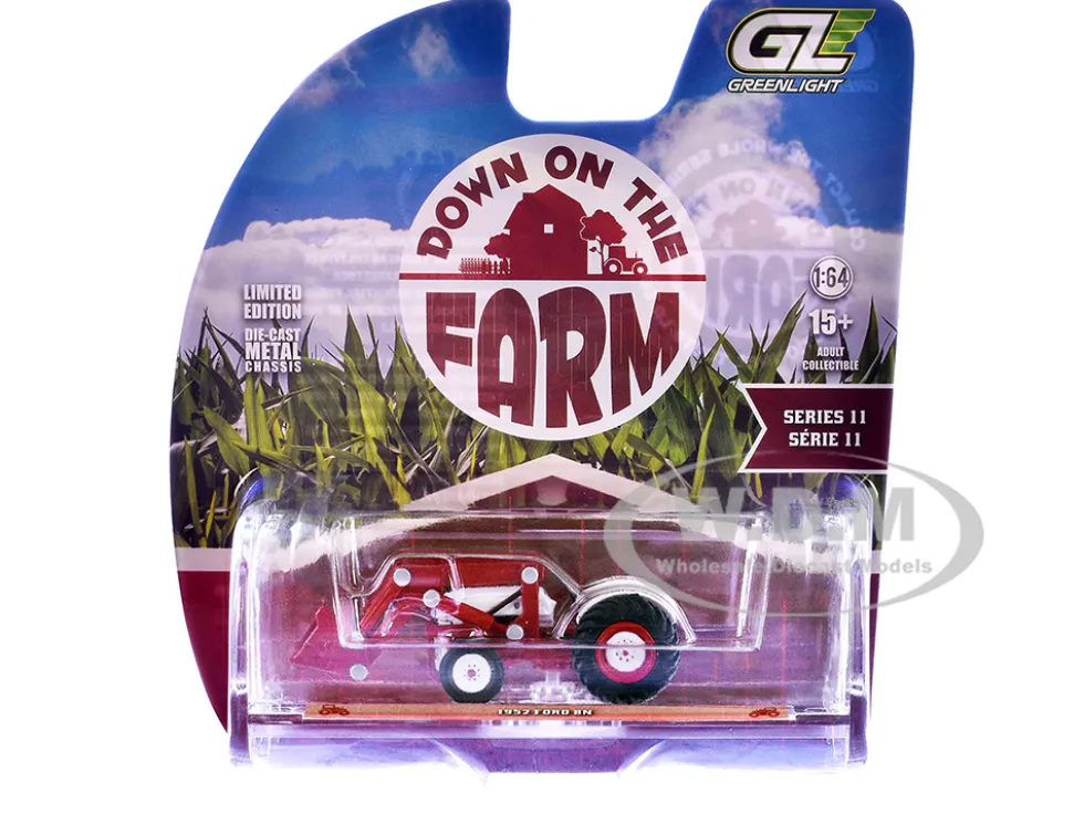 1952 Ford 8N Tractor Red and White "Down on the Farm" Series 11 1/64 Diecast Model by Greenlight