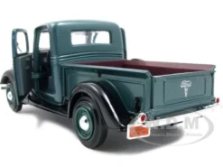 1937 Ford Pickup Truck Green 1/24 Diecast Car Model Motormax 73233