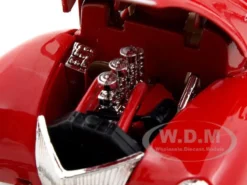 1940 Ford Pickup Truck Red 1/24 Diecast Model Car Motormax 73234