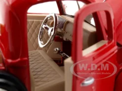 1940 Ford Pickup Truck Red 1/24 Diecast Model Car Motormax 73234