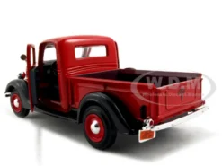 1937 Ford Pickup Truck Red 1/24 Diecast Car Model Motormax 73233