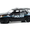 2013 Ford Police Interceptor Utility Black Kehoe Police Department Kehoe Colorado Cold Pursuit 2019 Movie 1/43 Diecast Model Car Greenlight 86637