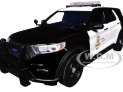 2022 Ford Police Interceptor Utility Black and White 