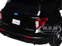 2022 Ford Police Interceptor Utility Black and White 