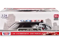 2022 Ford Police Interceptor Utility Black and White 