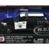 2022 Ford Police Interceptor Utility "California Highway Patrol" Black and White "Law Enforcement and Public Service" Series 1/43 Diecast Model Car by Motormax