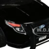 2015 Ford Police Interceptor Utility Black and White Los Angeles Police Department LAPD with Flashing Light Bar and Front and Rear Lights and Sounds 1/24 Diecast Model Car Motormax 79540