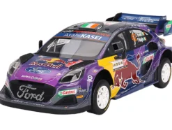 Ford Puma Rally1 #42 Craig Breen - Paul Nagle "M-Sport Ford WRT" 2nd Place "Rally Italia Sardegna" (2022) 1/18 Model Car by Top Speed