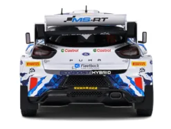 Ford Puma Rally1 Hybrid #16 Adrien Fourmaux - Alexandre Coria 3rd Place "Rally Sweden" (2024) "Competition" Series 1/18 Diecast Model Car by Solido
