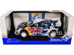 Ford Puma Rally1 Hybrid #16 Adrien Fourmaux - Alexandre Coria 3rd Place "Rally Sweden" (2024) "Competition" Series 1/18 Diecast Model Car by Solido