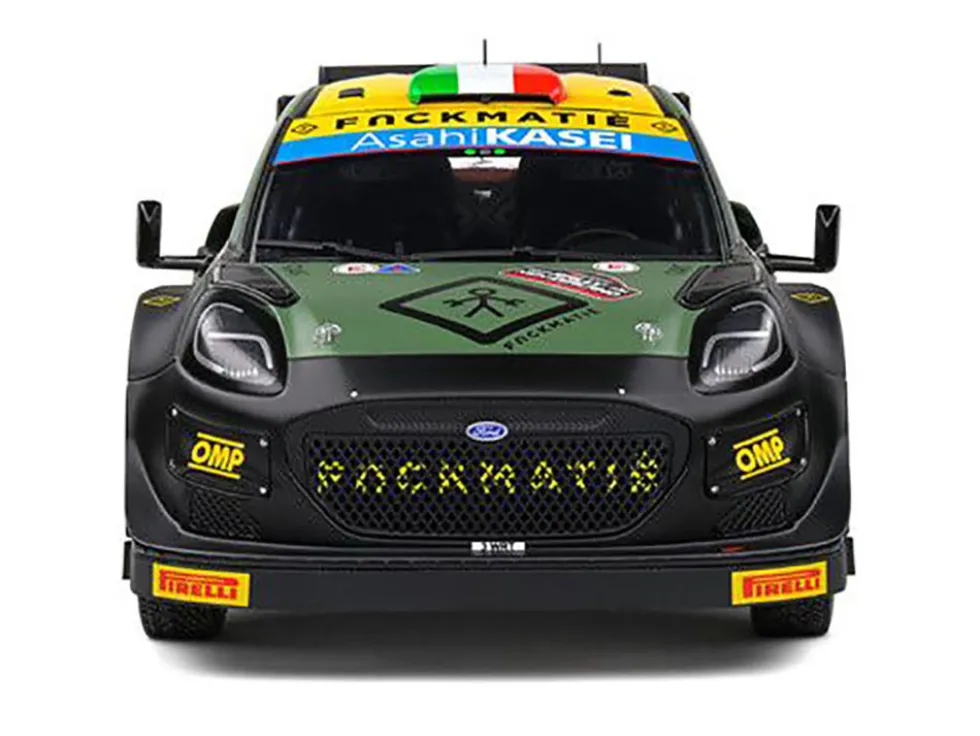 Ford Puma Rally1 Hybrid #37 Lorenzo Bertelli - Lorenzo Granai "Rally New Zealand" (2022) "Competition" Series 1/18 Diecast Model Car by Solido