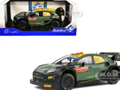 Ford Puma Rally1 Hybrid #37 Lorenzo Bertelli - Lorenzo Granai "Rally New Zealand" (2022) "Competition" Series 1/18 Diecast Model Car by Solido