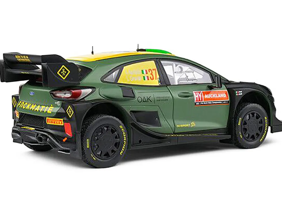 Ford Puma Rally1 Hybrid #37 Lorenzo Bertelli - Lorenzo Granai "Rally New Zealand" (2022) "Competition" Series 1/18 Diecast Model Car by Solido