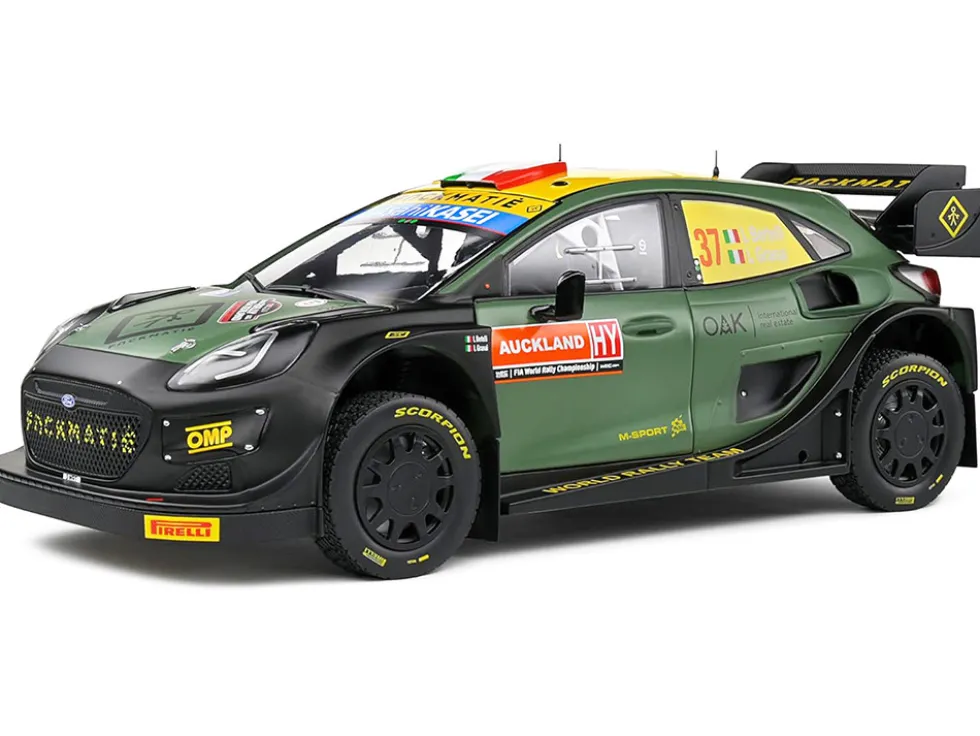 Ford Puma Rally1 Hybrid #37 Lorenzo Bertelli - Lorenzo Granai "Rally New Zealand" (2022) "Competition" Series 1/18 Diecast Model Car by Solido