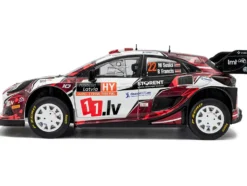 Ford Puma Rally1 #22 Martins Sesks - Renars Francis "Rally Latvia" (2024) "Competition" Series 1/18 Diecast Model Car by Solido