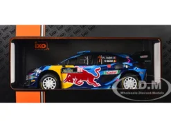 Ford Puma Rally1 #7 Pierre-Louis Loubet - Nicolas Gilsoul "Rally Sweden" (2023) 1/18 Diecast Model Car by IXO Models