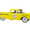 1958 Ford Ranchero Aircraft Maintenance Car Yellow Braniff International Airways Limited Edition 125 pieces Worldwide 1/43 Model Car Goldvarg Collection GC-BI-002