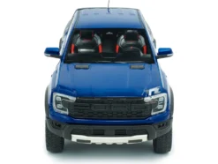 2024 Ford Ranger Raptor Pickup Truck Blue Lightning Metallic 1/18 Diecast Model Car by Solido