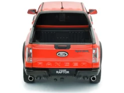 2024 Ford Ranger Raptor Pickup Truck Orange Red 1/18 Diecast Model Car by Solido