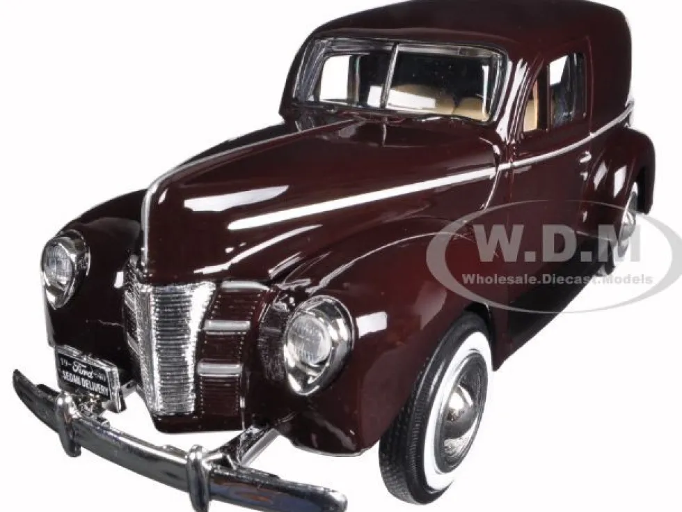 1940 Ford Sedan Delivery Brown 1/24 Diecast Model Car Motormax 73250brn