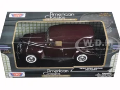 1940 Ford Sedan Delivery Brown 1/24 Diecast Model Car Motormax 73250brn