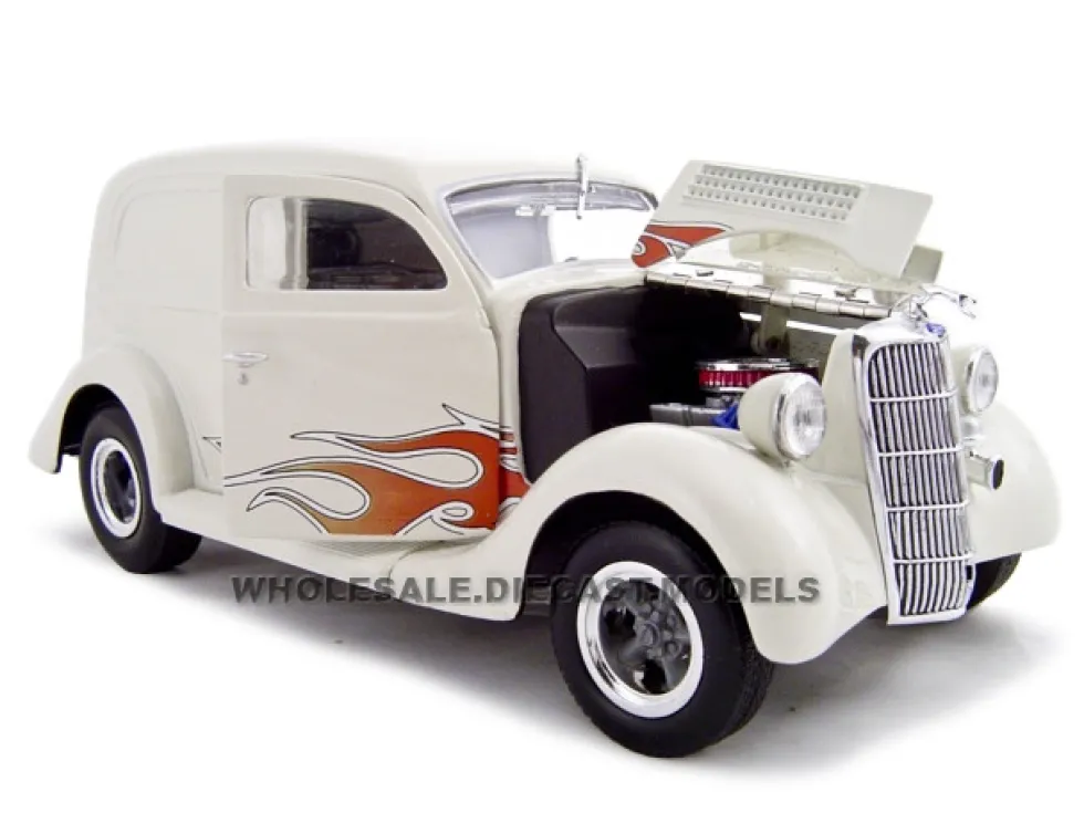 1935 Ford Sedan Delivery Cream 1/24 Diecast Car Unique Replicas 18521