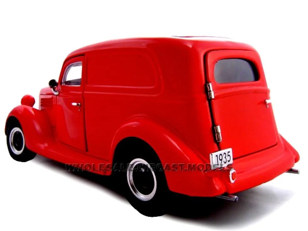 1935 Ford Sedan Delivery Red 1/24 Diecast Car Unique Replicas 18526