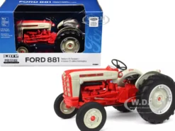 Ford 881 Select-O-Speed Tractor Red and Beige "Prestige Collection" Series 1/16 Diecast Model by ERTL TOMY