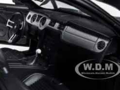 2013 Ford Shelby Cobra GT500 SVT Black with Black Stripes 1/18 Diecast Car Model Shelby Collectibles 392