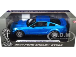 2007 Ford Shelby GT500 Windveil Blue Metallic