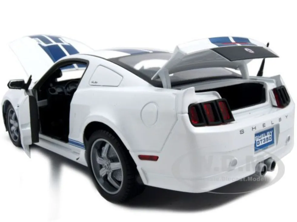 2011 Ford Shelby Mustang GT350 White 1/18 Diecast Model Car Shelby Collectibles 351