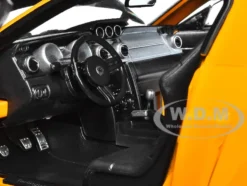 2008 Ford Shelby Mustang #08 Terlingua Orange Black Shelby Collectibles Legend Series 1/18 Diecast Model Car Shelby Collectibles SC297