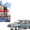 1986 Ford Taurus Blue Metallic Zalinsky Auto Parts Crash Test Vehicle Tommy Boy 1995 Movie Hollywood Series Release 38 1/64 Diecast Model Car Greenlight 44980A