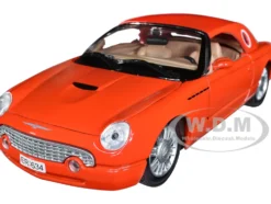 2002 Ford Thunderbird Orange James Bond 007 Die Another Day 2002 Movie James Bond Collection Series 1/24 Diecast Model Car Motormax 79853